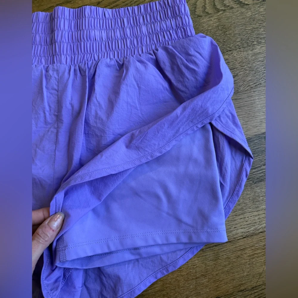 All in Motion Women's Bright Purple Athletic Shorts - XS High Waist